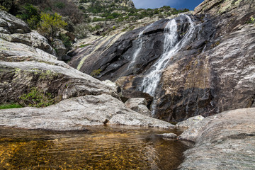 Cascade d'Albine dans le Caroux - Hérault - Occitanie