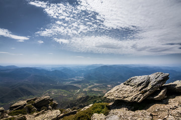 Obraz premium Vue sur Le Caroux - Hérault - Occitanie