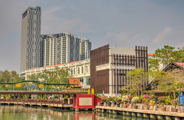 Chinatown in Malacca, Malaysia
