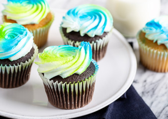 Chocolate Cupcake With Buttercream Icing