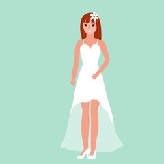 beautiful brides vector eps 10