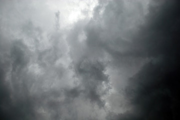 Dark storm clouds, clouds with background