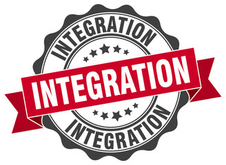Obraz premium integration stamp. sign. seal