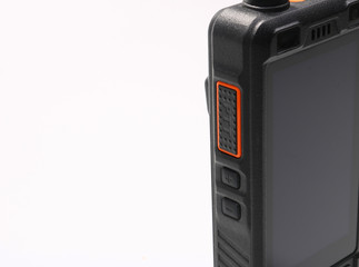 walkie talkie ptt poc isolated on white background