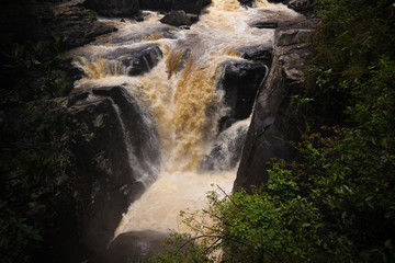 The Andriamamovoka Falls on the Namorona River in the Vatovavy-Fitovinany region near Ranomafana National Park, Madagascar