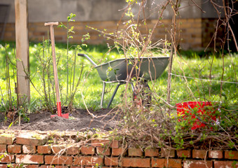 Gartenarbeit