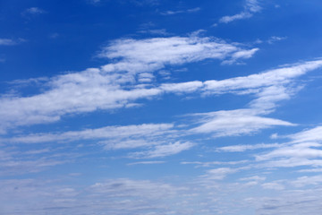 Fototapeta premium blue sky clouds tranquil air landscape clouds .