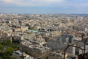 View of Paris from the Eiffel Tower
