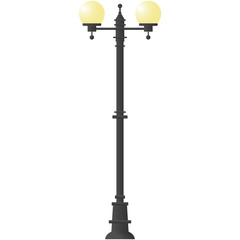 Street lamp doble