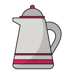 Teapot kettle isolated symbol