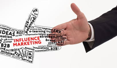 Business, technology, internet and networking concept. Young entrepreneur is committed to success...