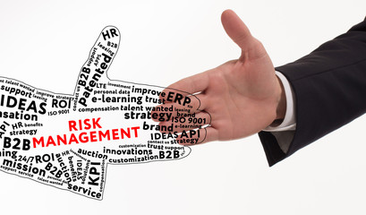 Business, technology, internet and networking concept. Young entrepreneur is committed to success...