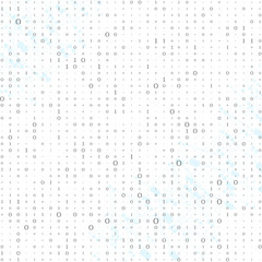 Abstract Matrix Background. Binary Computer Code. Coding. Hacker concept. Vector Background Illustration.