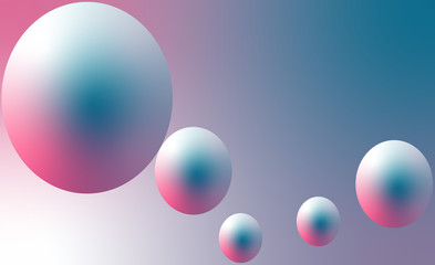 abstract background balls gradient for any purpose lettering