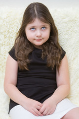Naklejka premium a portrait of a beautiful girl