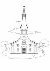 Structure of a church