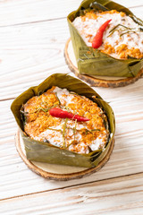 steamed fish with curry paste