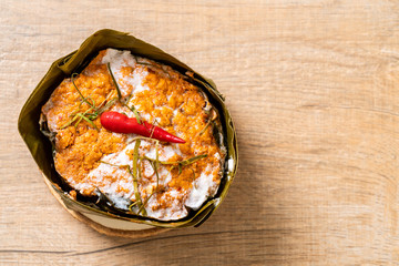 steamed fish with curry paste