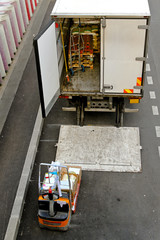 Forklift and Truck