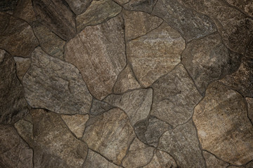A modern rock tile floor