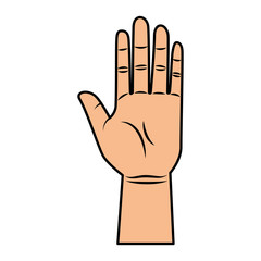 hand human stop icon