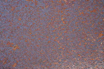 Close up rust on surface of the old iron, Rusty metal steel metal sheet board abstract art background