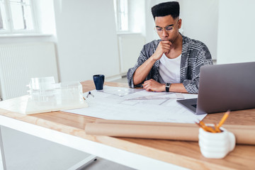 Working hard to achieve professional goals