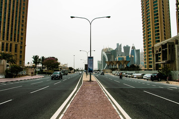Naklejka premium Doha, Qatar