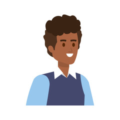 young black man avatar character