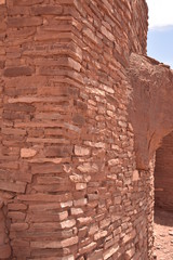 Flagstaff, AZ., U.S.A. June 5, 2018. Wupatki ruins of the Wupatki National Monument. Built circa 1040 to 1100 A.D. by the  Sinagua.  Approximately 100 people called Wupatki home by 1100 A.D. 