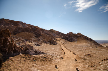 Fototapeta na wymiar Travel to Atacama Desert