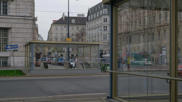 Paradas de autob&uacute;s. Viena. Austria