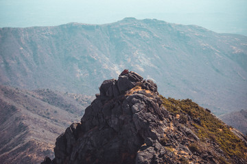 View of mountains