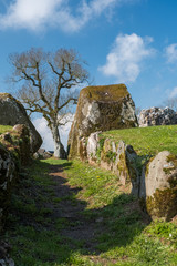 Entrance to the Grange Stone Circle. Co. Limerick. Ireland. April 2019