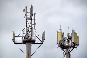 equipment on cell phone towers