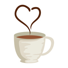 coffee cup with heart