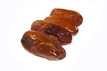 dates isolated on white background