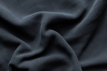 Texture of dark blue fleece