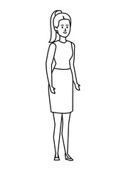 beautiful young woman character