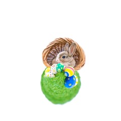 easter bunny with egg