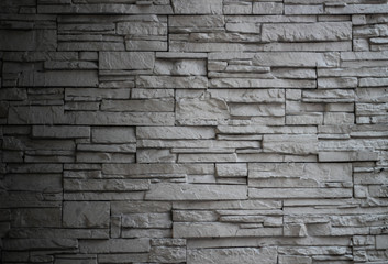 Gray color stone wall background