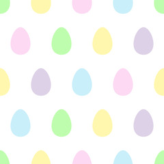 Easter eggs seamless pattern.