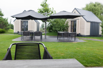 Pergola in a Garden