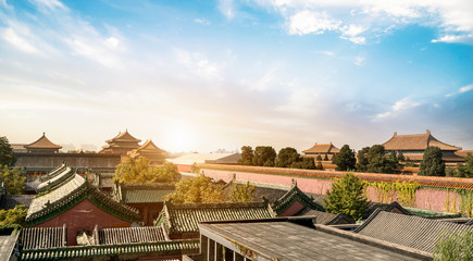 Fototapeta na wymiar Beijing, China Forbidden City