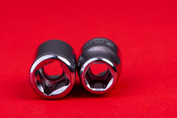 socket wrench hexagon insert silver