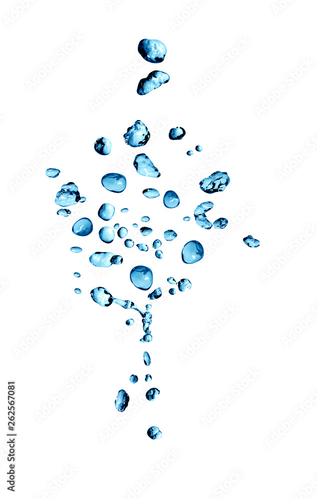 Wall mural Abstract Water Drops