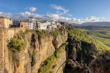 Old Town Cityscape of Ronda, Spain on the Tajo Gorge