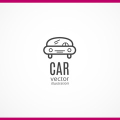 Car icon. Vector illustation