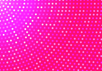Geometric background of hexagons. Glow. Pink. Design for advertising and applications. Vector illustration.