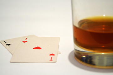 whiskey playing cards